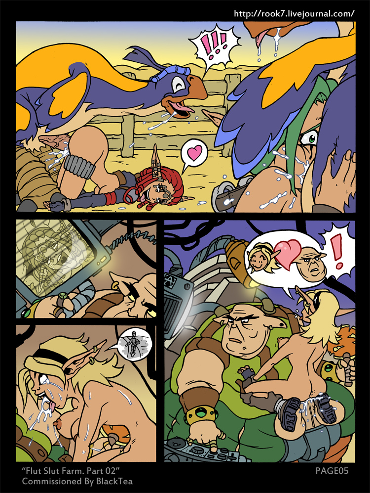 akabur animal ashelin_praxis comic female feral flut_flut heart interspecies jak_and_daxter keira_hagai male page_5 part_2 tess_(human;_jak_and_daxter) tess_(jak_and_daxter) zoophilia