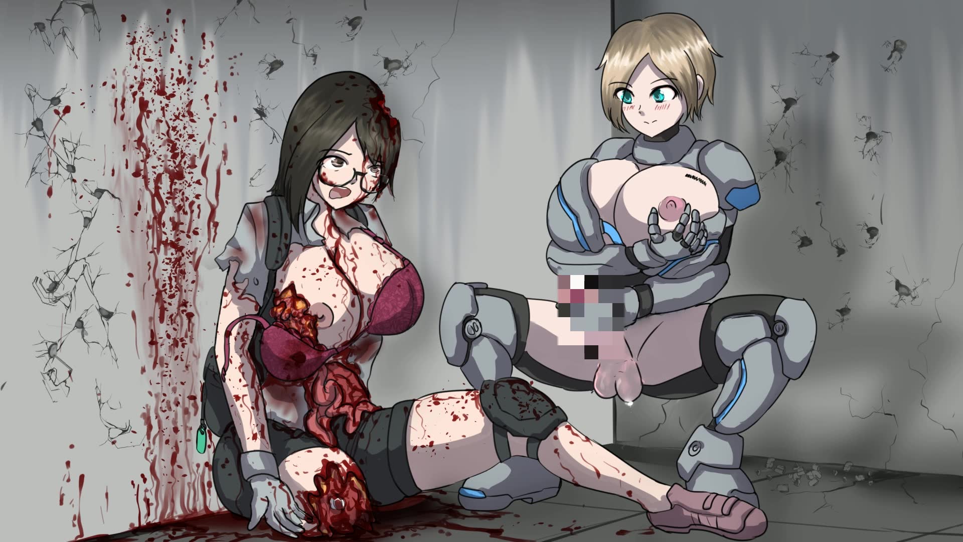 Futanari gore