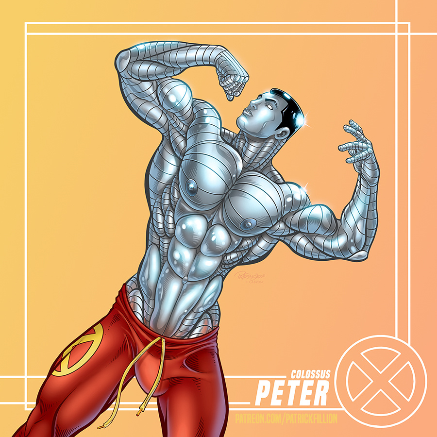 1male abs colossus male male_focus male_only marvel marvel_comics metal_skin muscular muscular_male patrick_fillion piotr_rasputin solo solo_male x-men