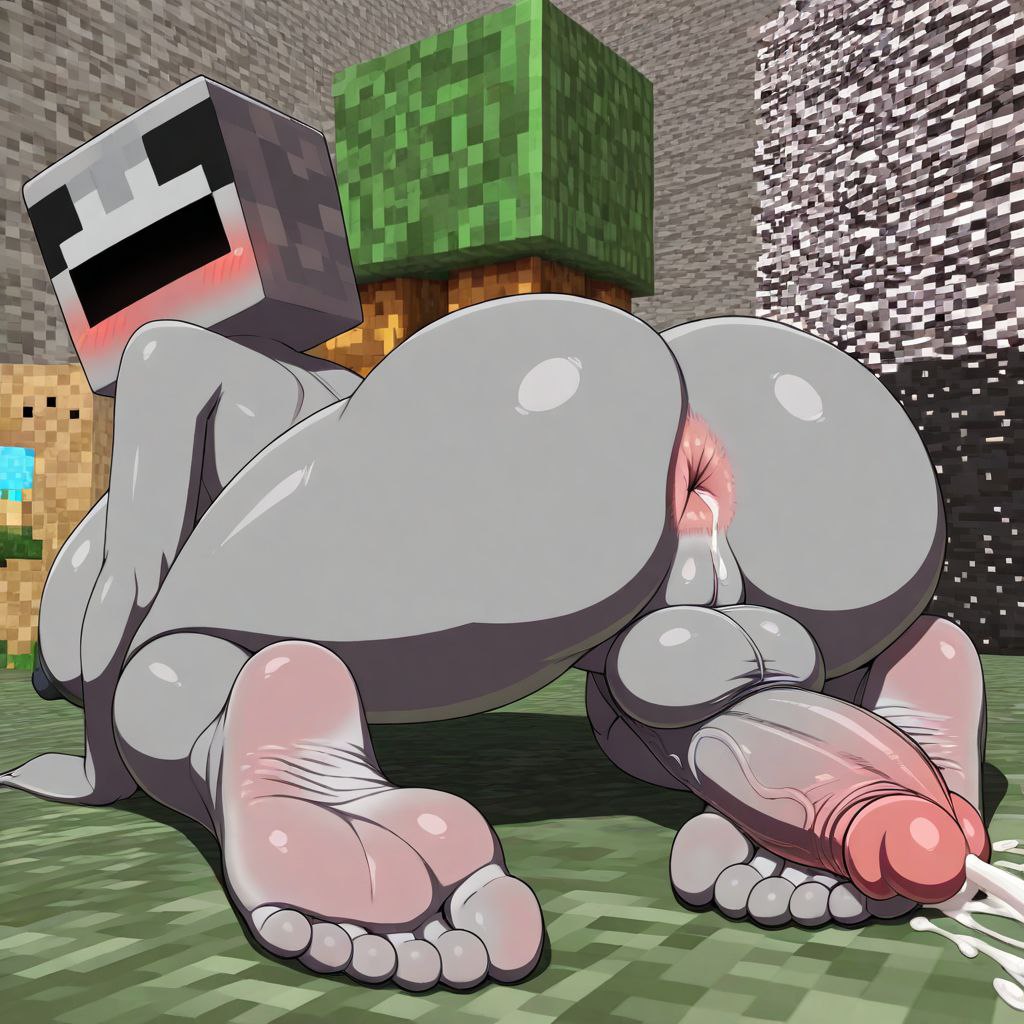 ai_generated anus block cum feet furnace futanari minecraft