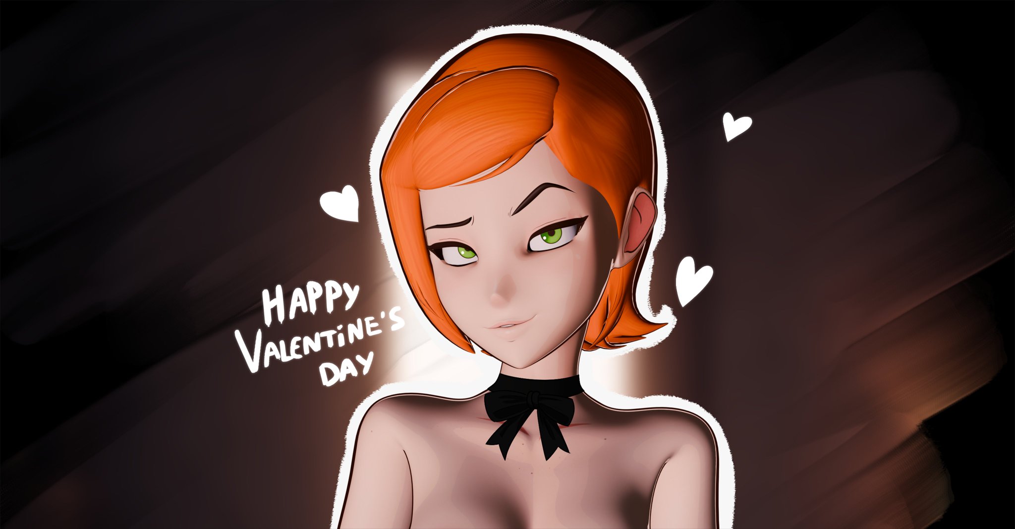 1girls, ben 10, ben 10 (classic), big ass, big breasts, big thighs, breasts, bust, busty, cartoon network, chest, curvaceous, curvy, curvy figure, digital media (artwork), female, gwen tennyson, gwen tennyson (classic), hourglass figure, huge ass, huge breasts, huge thighs, large ass, large breasts, large thighs, light skin, light-skinned female, moonlight bmz, slim waist, thick, thick hips, thick legs, thick thighs, thighs, valentine's day, voluptuous, waist, wide hips