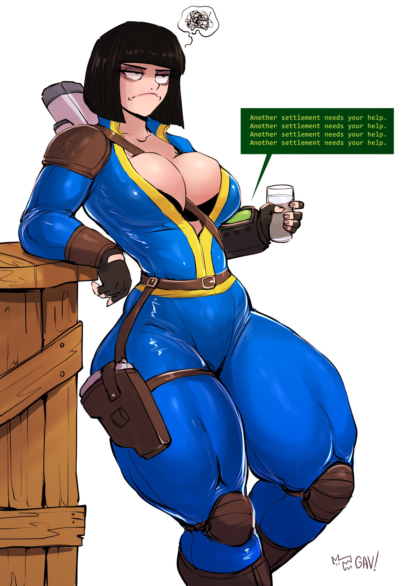 1girls, aleksandrgav, ass bigger than head, bethesda softworks, bewitching thighs, big ass, big breasts, big thighs, breasts, breasts bigger than head, curvaceous, curvy, curvy figure, digital media (artwork), fallout, fallout (series), fallout 4, female, hips, hourglass figure, huge ass, huge breasts, huge thighs, large ass, large breasts, large thighs, legs, light skin, light-skinned female, mature, mature female, slim waist, thick, thick hips, thick legs, thick thighs, thighs, thighs bigger than head, vault dweller, vault girl, vault suit, voluptuous, waist, wide hips, wide thighs
