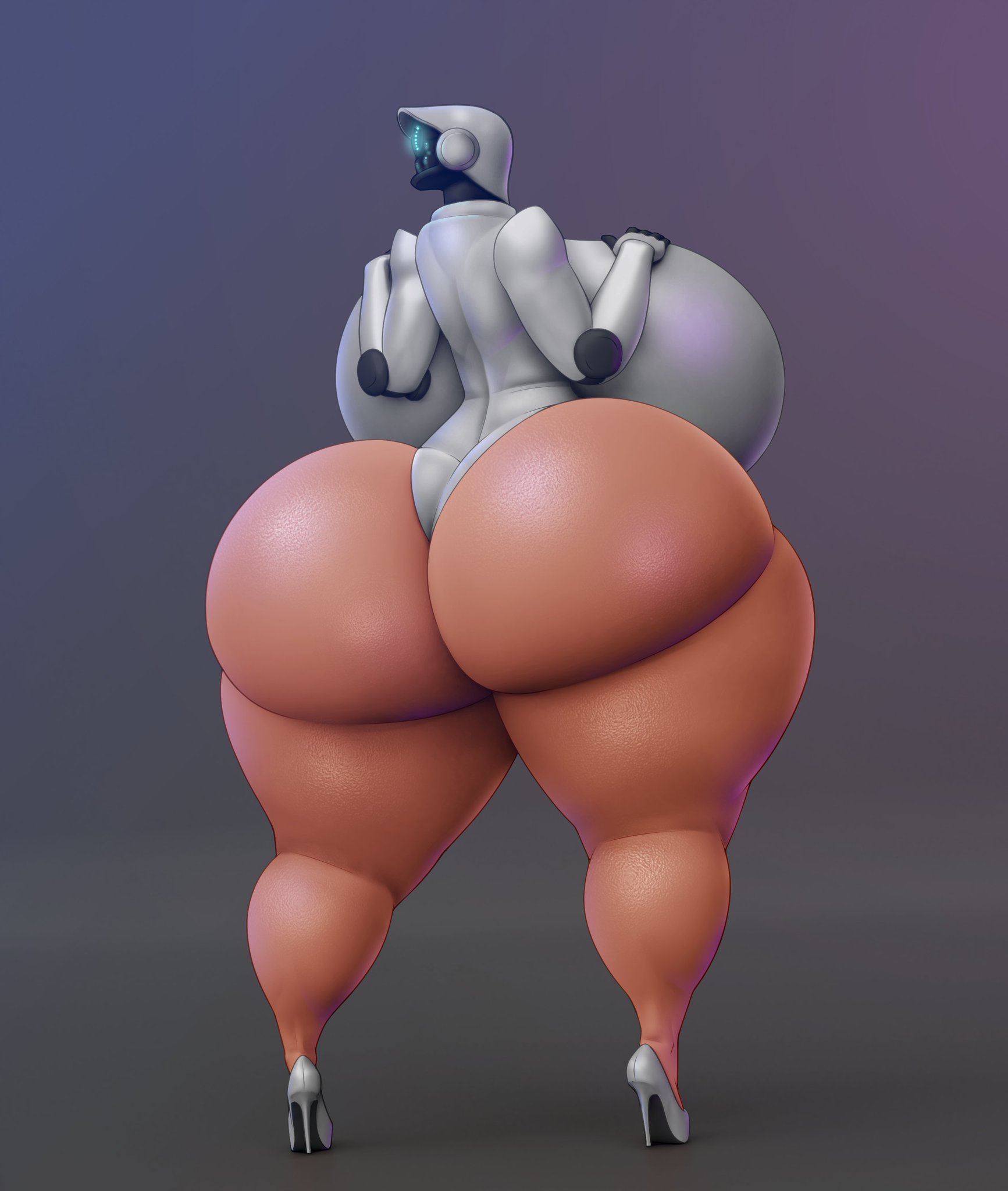 1girls, ass, back view, big ass, big breasts, big butt, breasts, bubble ass, bubble butt, female, gigantic ass, gigantic breasts, haydee, haydee (game), high heels, huge ass, huge breasts, huge butt, hyper, hyper ass, hyper breasts, massive ass, massive breasts, robot, robot girl, someshittysketches, thick ass, thick butt, thick thighs