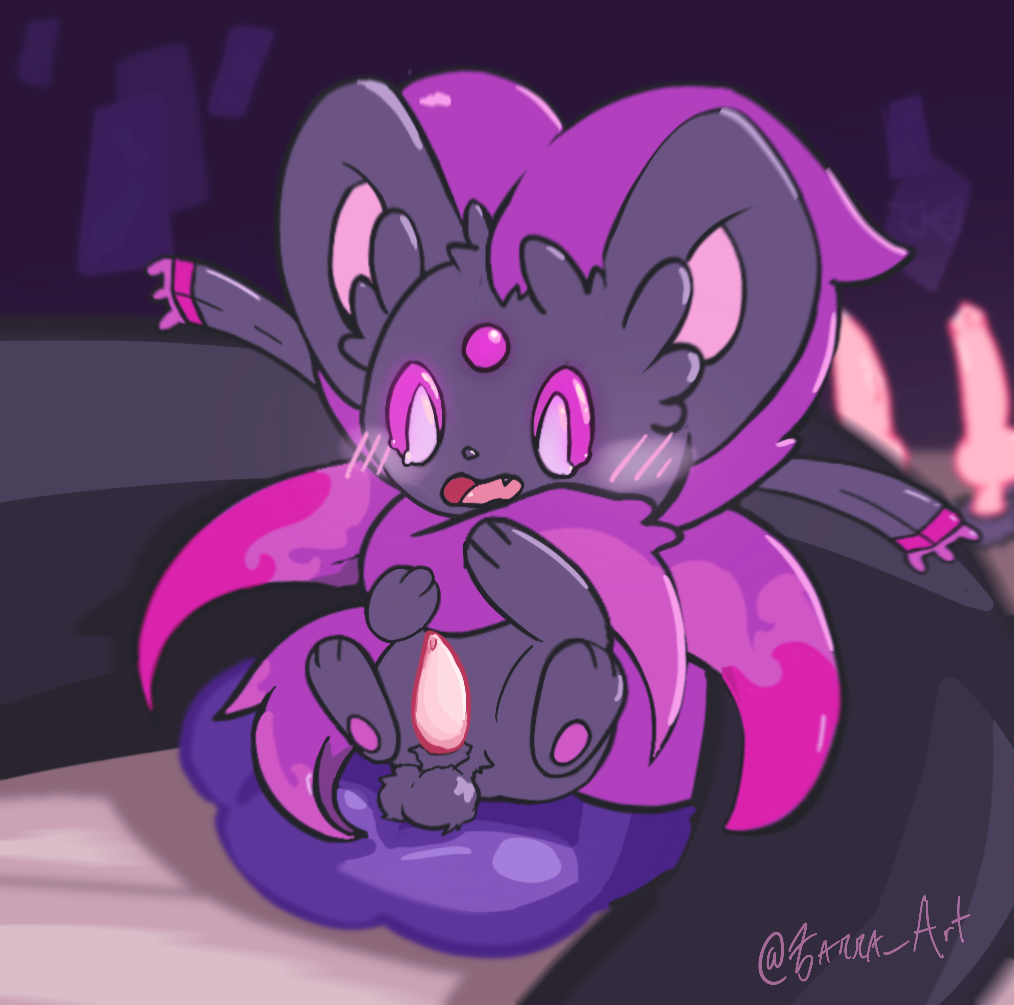 anthro balls cinccino dildo fakémon fan_character feral fluffy fluffy_hair fluffy_tail flustered genitals hair inside invalid_tag male mammal mouse murid murine nintendo open_mouth pawpads paws penis pillow pink pokémon_(species) pokemon purple purple_background relaxing rodent sex_toy shy simple_background solo spread_legs spreading stylized video_games zarra_(artist)