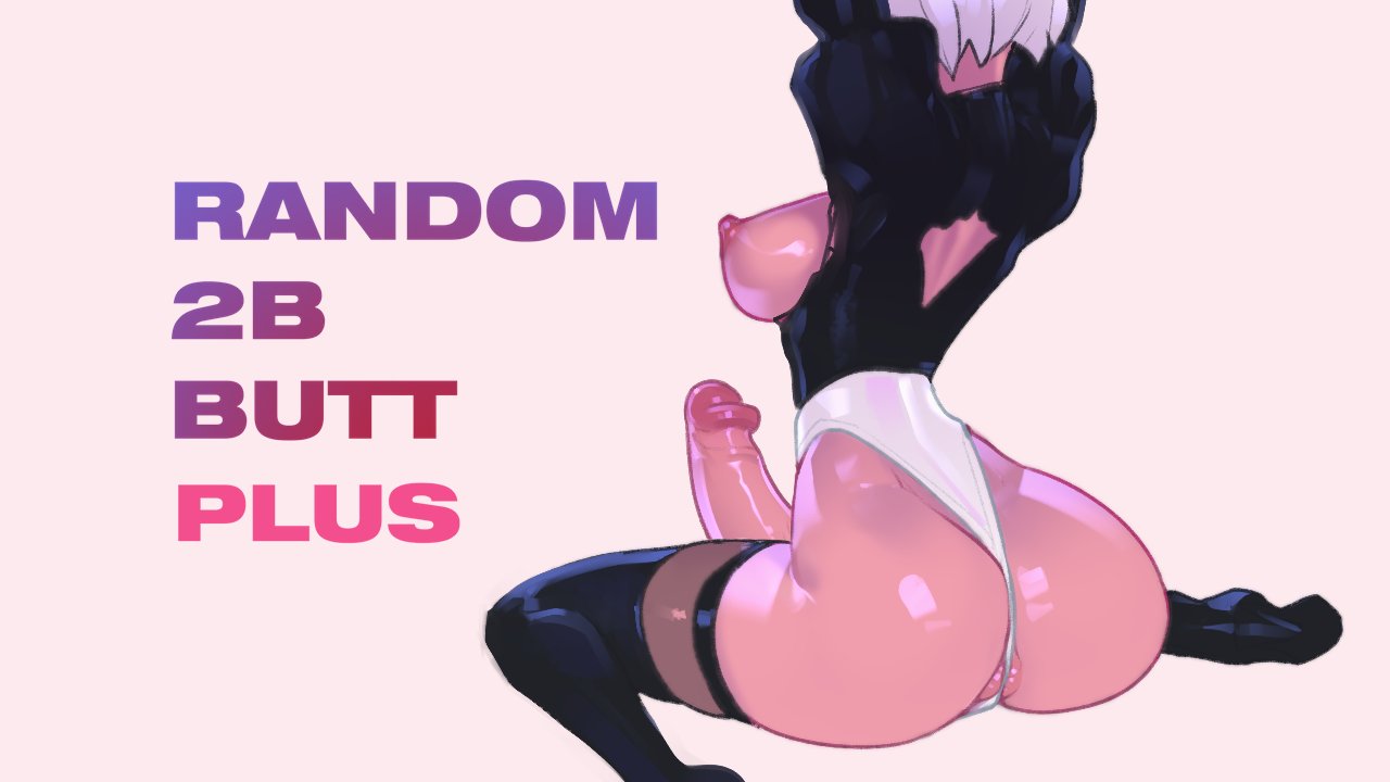 1futa ass back back_view big_breasts big_penis breasts clothed clothing english_text erection functionally_nude futa_only futanari human light-skinned_futanari light_skin mostly_clothed nier:_automata nier_(series) penis short_hair sitting solo solo_futa tailbox text white_hair yorha_2b