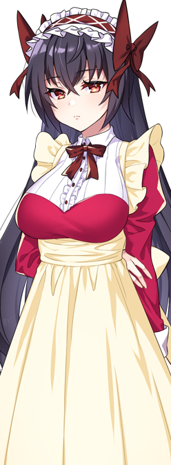 color colored game_sprite kaiju_princess maid_uniform pantyparrot tagme uncensored xao_(kaiju_princess)