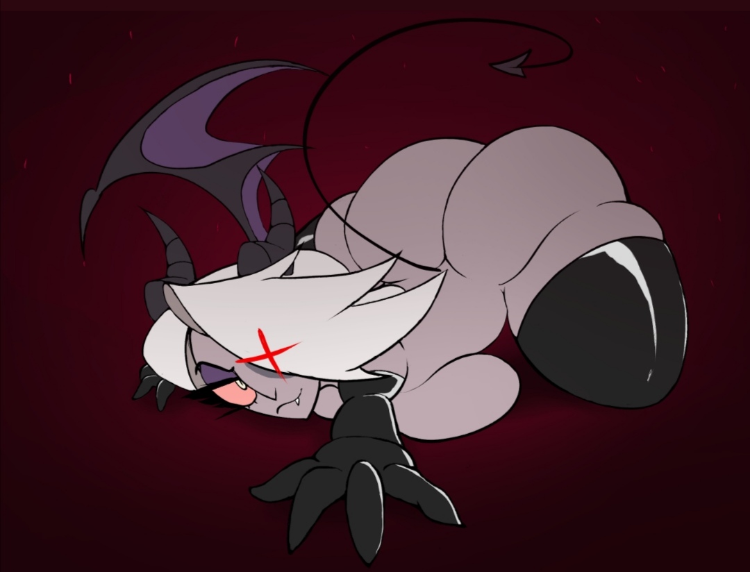 ass, big ass, breasts, busty, curvy, demon, demon girl, female, hazbin hotel, huge ass, naked, nude, solo, solo female, straight hair, tagme, vaggie (hazbin hotel)