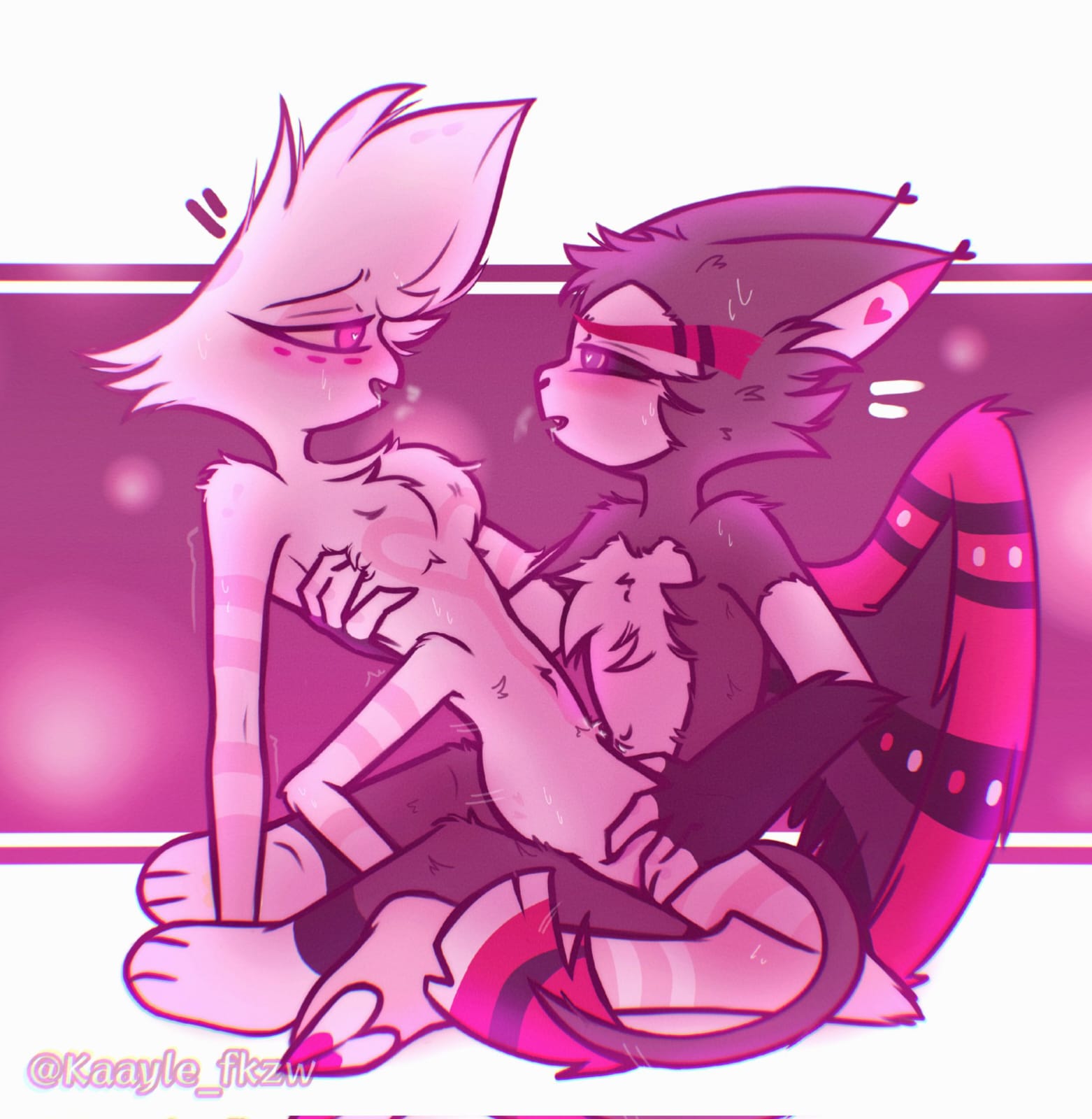 angel dust (hazbin hotel), cuntboy, hazbin hotel, husk (hazbin hotel), intersex, kaayle fkzw, tagme