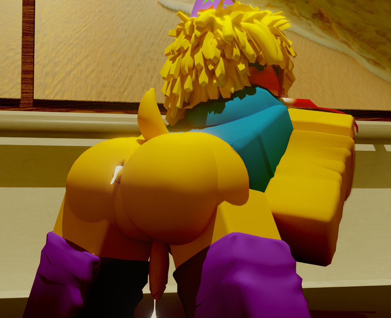 1boy, 3d, ass, cum, penis, poob (regretevator), regretevator, roblox, roblox game, robloxian, skateisbased, tagme