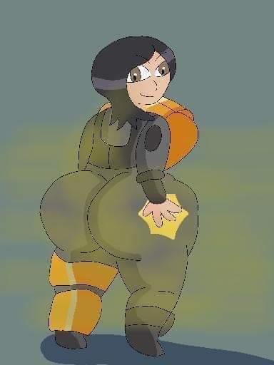 ass ass_smack butt_smack clothed clothed_female clothing fart fortnite fortnite:_save_the_world huge_ass huge_butt looking_at_viewer looking_back_at_viewer machinist_mina stink stinky stinky_ass stinky_butt stinky_fart tagme