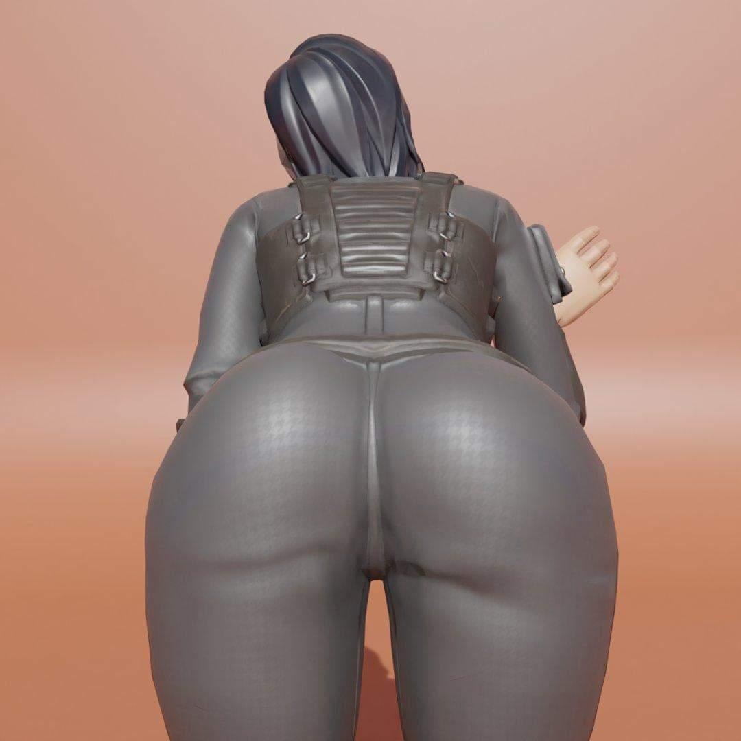 ass ass_focus behind_view clothed clothed_female clothing fortnite fortnite:_save_the_world huge_ass huge_butt laying_down machinist_mina massive_ass massive_butt tagme