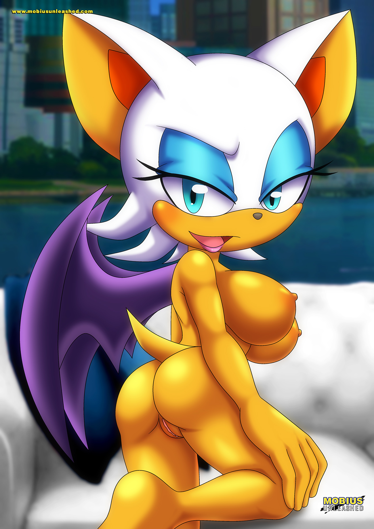 1girls, anthro, ass, bat, bat wings, bbmbbf, breasts, chiropteran, female, female only, looking at viewer, mammal, mobius unleashed, nude, open mouth, palcomix, pussy, rouge the bat, sega, solo, sonic (series), sonic the hedgehog (series), tongue, wings