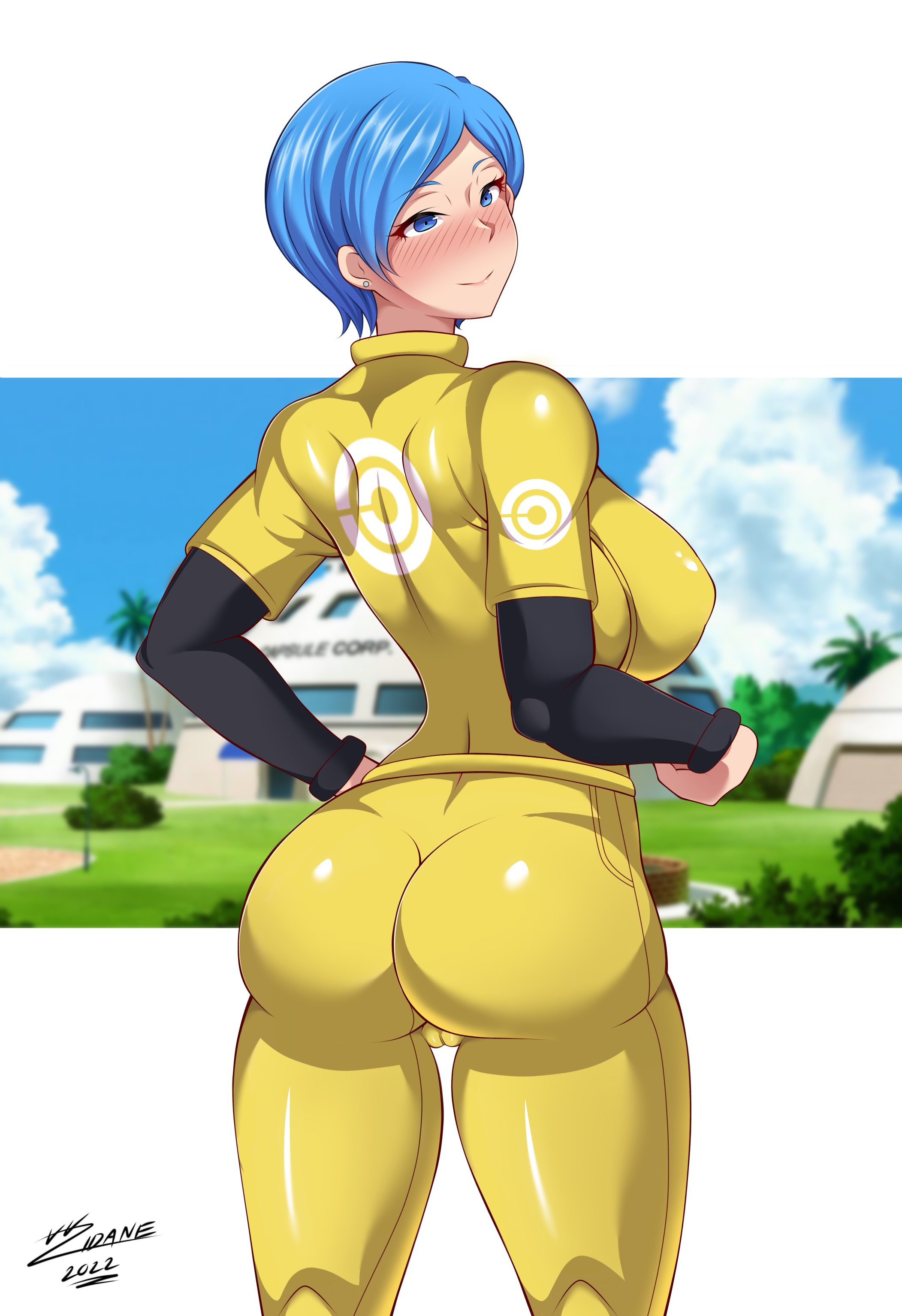 1girls, ass, big breasts, breasts, bulma briefs, bulma briefs (dragon ball super superhero), chubby, chubby female, curvy body, curvy female, curvy figure, dragon ball, dragon ball super, dragon ball super super hero, female, iiron o neill, large ass, large breasts, mature female, milf, thighs