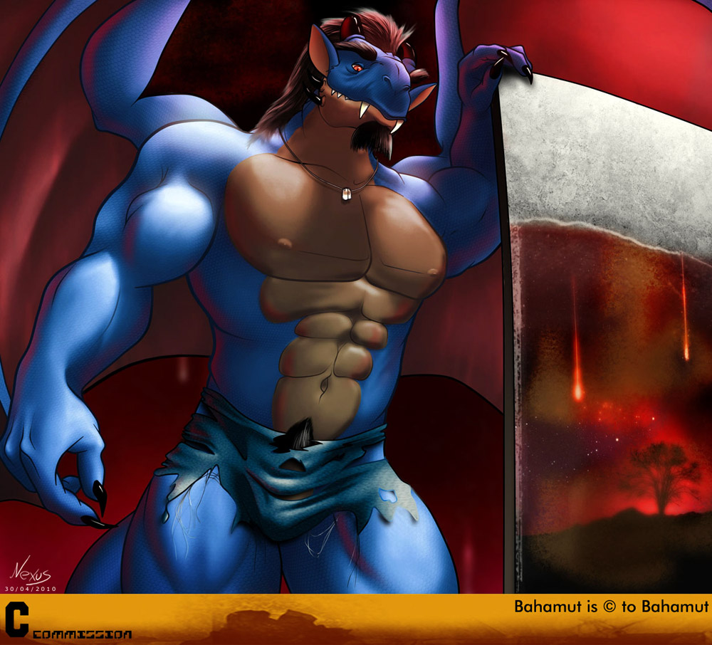 anthro beastly_bahamunt big dragon male male_only muscles nexus pose