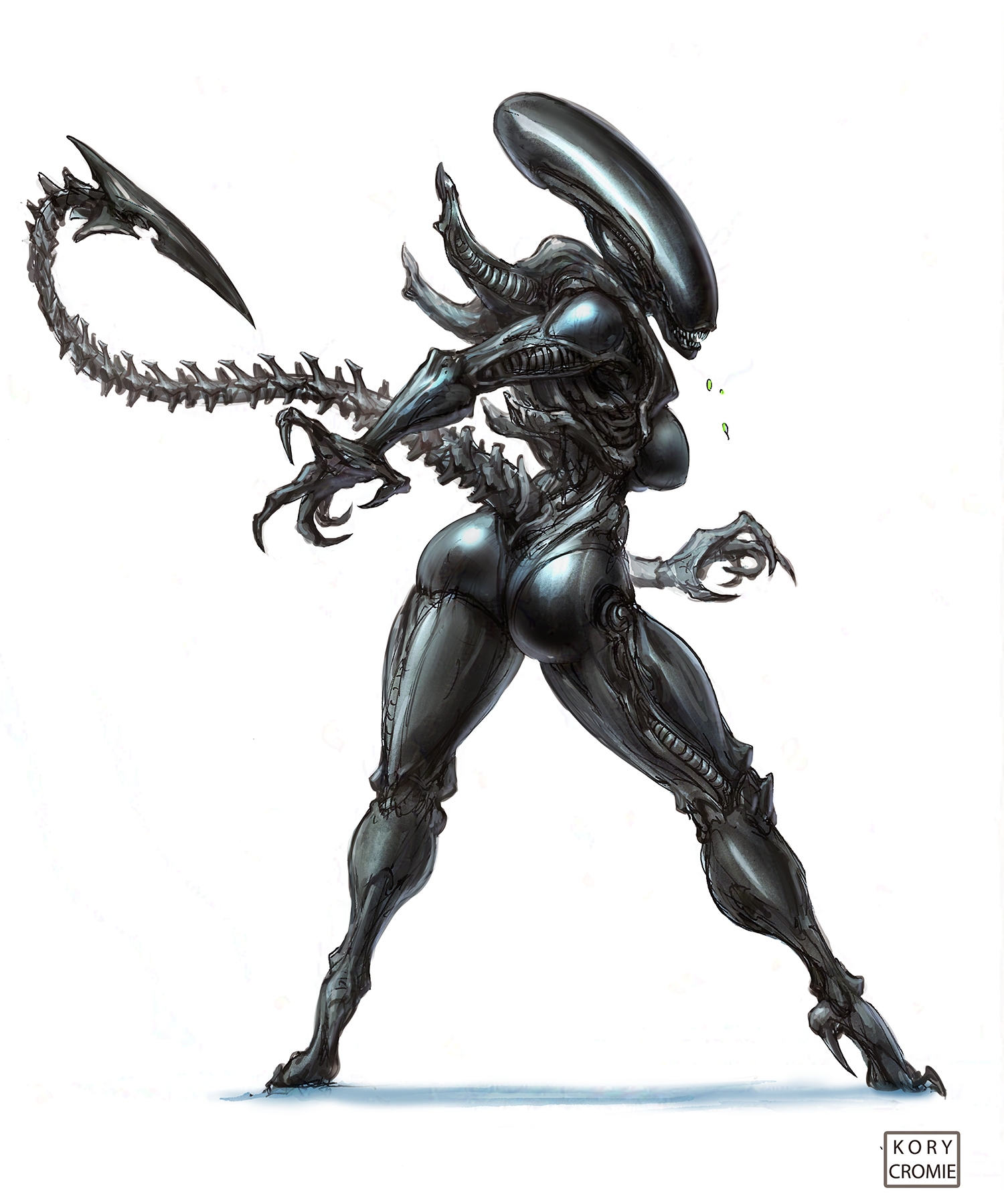 1girls, 2d, alien, alien (franchise), alien girl, alien humanoid, ass, big ass, big breasts, big thighs, black body, black skin, black-skinned female, breasts, bust, busty, chest, curvaceous, curvy, curvy figure, dark skin, dark-skinned female, digital media (artwork), exoskeleton, female, female only, female xenomorph, femomorph, hips, hourglass figure, huge ass, huge breasts, huge thighs, humanoid, kory cromie, large ass, large breasts, large thighs, legs, mature, mature female, monster, monster girl, nightmare waifu, slim waist, solo, solo female, thick, thick hips, thick legs, thick thighs, thighs, voluptuous, waist, wide hips, wide thighs, xenomorph, xenomorph tail