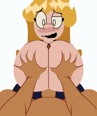 animated, big breasts, breasts, female, gif, paizuri, rose (jeffy's infinite irida), rose (sml), sml, tagme, unholy flame