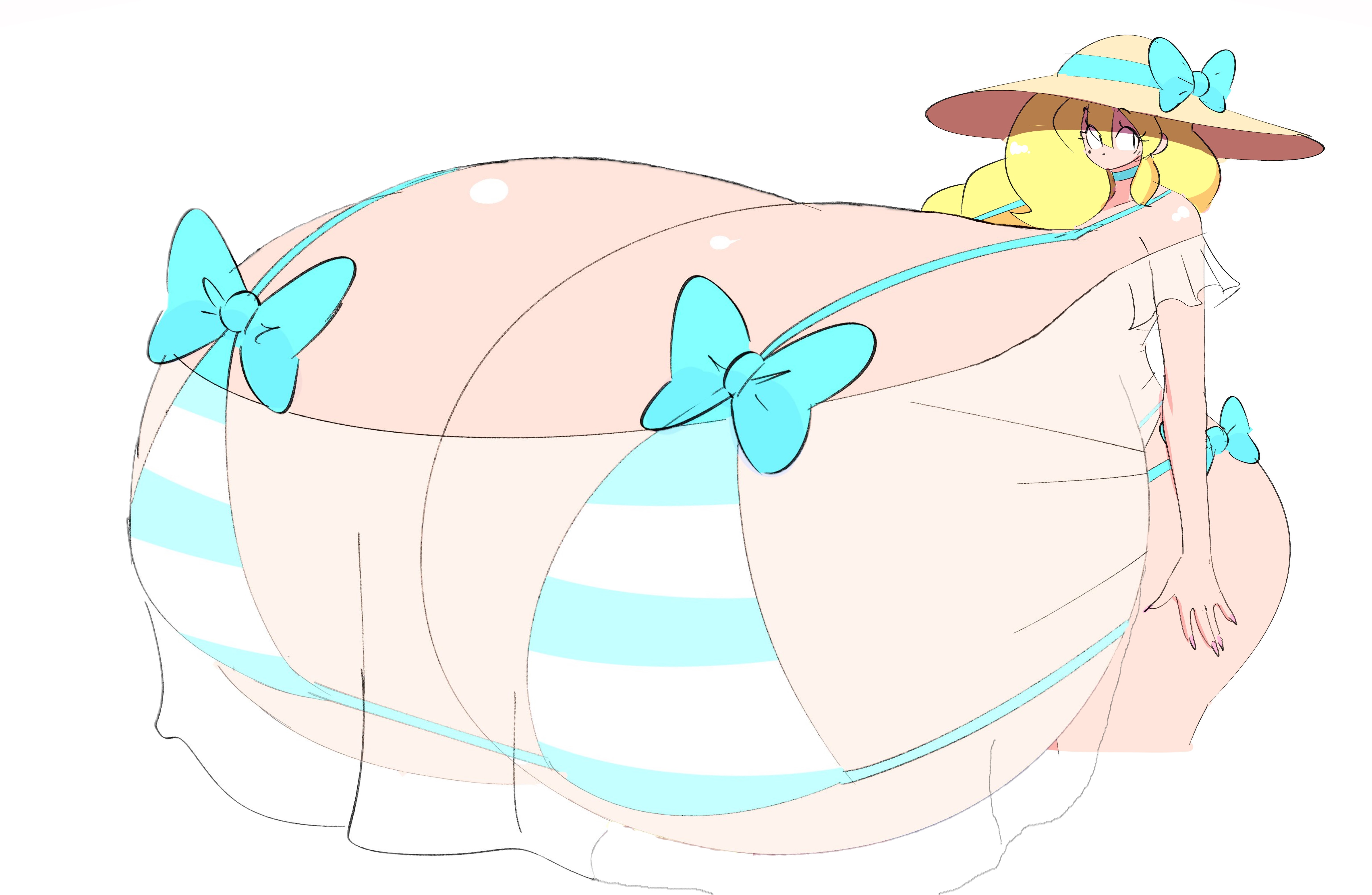 1girls, big breasts, blonde hair, braid, braided hair, breasts, breasts bigger than body, breasts bigger than head, breasts bigger than torso, cassie (theycallhimcake), colossal breasts, edit, enormous breasts, female, female focus, female only, giant breasts, gigantic breasts, hat, huge breasts, hyper, hyper breasts, massive breasts, no mouth, revealing clothes, round breasts, shiny skin, solo, sun hat, swimsuit, theycallhimcake, third-party edit, top heavy