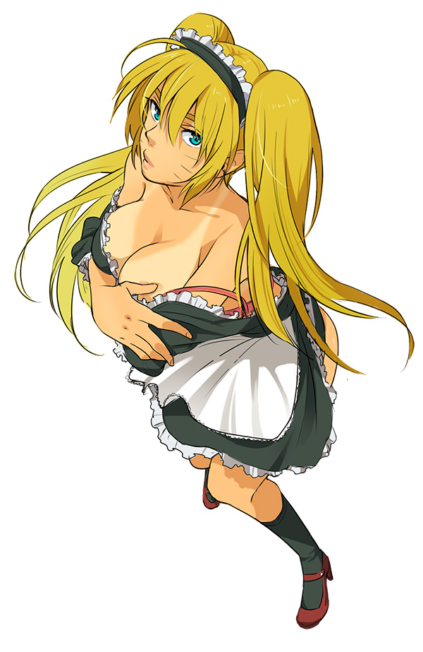 1girls, ass, bare shoulders, big breasts, bikini tan, blonde hair, blue eyes, bra, breasts, breasts out, breasts outside, busty, cleavage, clothed, clothing, dress, facial markings, female, female only, footwear, gender transformation, genderswap, genderswap (mtf), hand bra, handbra, heels, high heels, i sensei97, kneehighs, kneesocks, large breasts, legwear, long hair, looking at viewer, maid, maid apron, maid headdress, maid outfit, maid uniform, naruko, naruto, naruto (classic), naruto (series), naruto shippuden, pink bra, pinup, red heels, roleplay, rule 63, sexy no jutsu, shounen jump, socks, solo, standing, tan, tan body, tan skin, tanline, tanlines, tanned, tanned skin, tied hair, transformation, twintails, uzumaki naruto, very long hair, voluptuous, whisker markings, whiskers, yellow hair