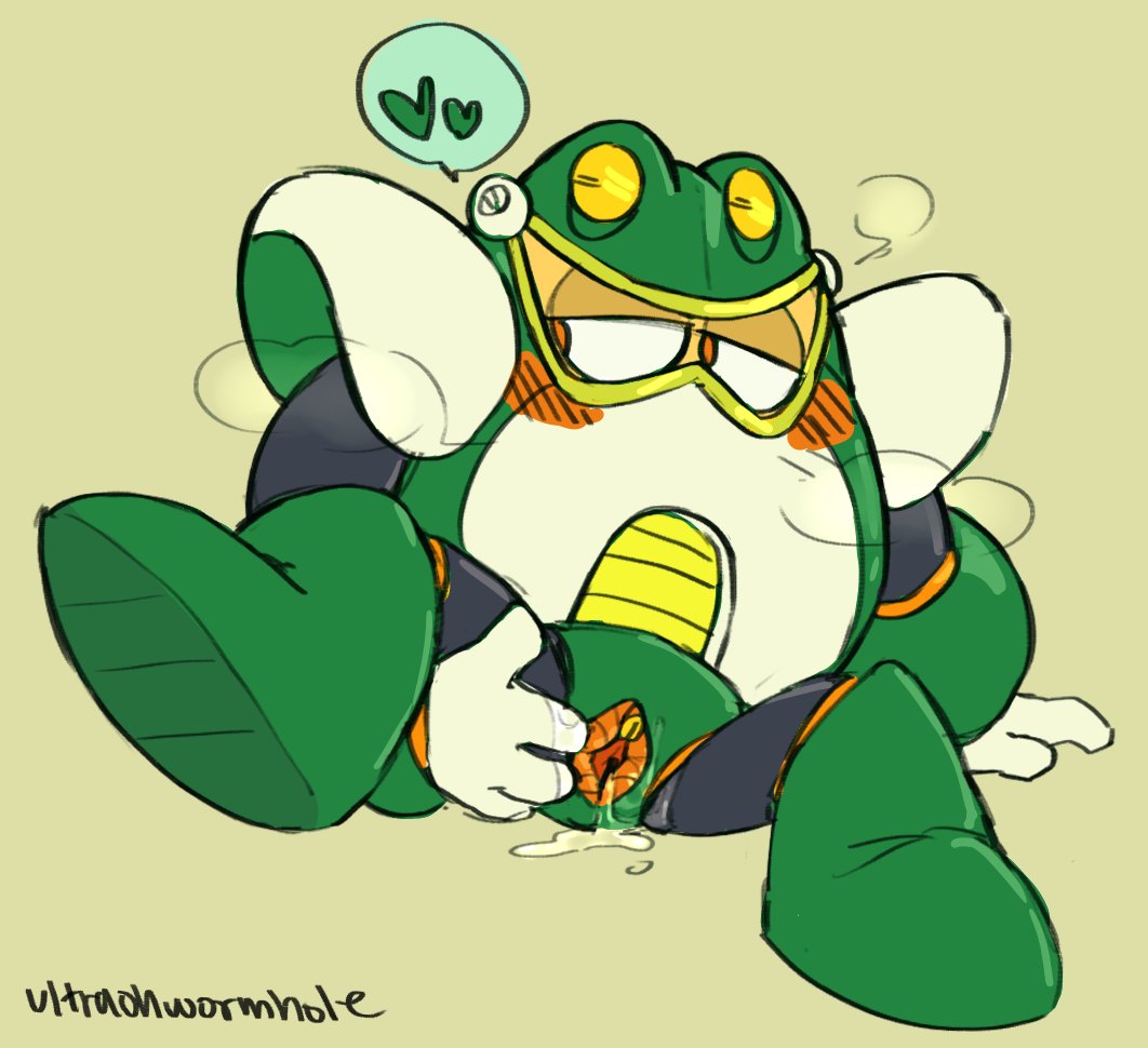 <3 1cuntboy 2021 amphibian armor blush breath breathing capcom colored_sketch commission cuntboy cute frog frog_boy frog_humanoid green_armor green_boots hand_on_floor hand_on_own_pussy hand_on_pussy heart horny horny_male intersex looking_at_viewer looking_pleasured mega_man mega_man(classic) mega_man_4 orange_blush orange_eyes orange_pussy pussy pussy_juice pussy_juice_drip pussy_juice_trail robot robot_boy robot_joints robot_master signature sketch solo solo_male speech_bubble spread_legs spread_pussy spreading tan_background toad_man ultraohwormhole vaginal_fluids white_hands white_sleeves