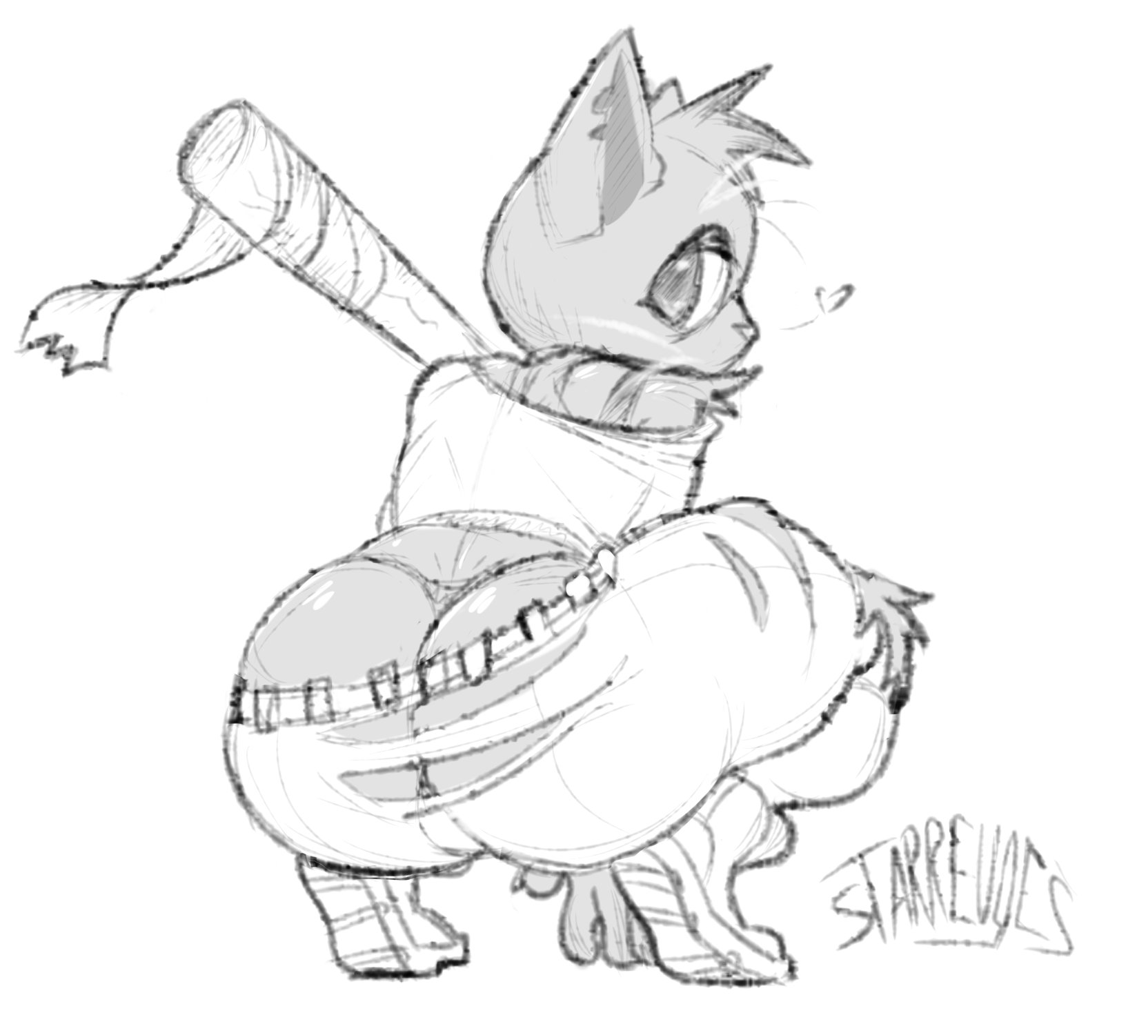 ass, ass cleavage, ass crack, big ass, bubble ass, bubble butt, butt crack, denim, female, huge ass, jeans, mae borowski, night in the woods, pants, pants down, ripped clothing, starreuges, tagme, torn clothes