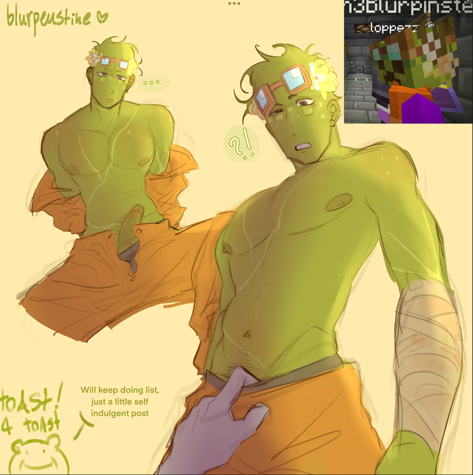 blurpenstine, masculine, mcyt, minecraft, minecraft youtubers, prisoner, self upload, toast artist, toast4toast, twitch, twitch streamer, twitch.tv, twitter, twitter username, unstable universe, youtube, youtuber, youtubers