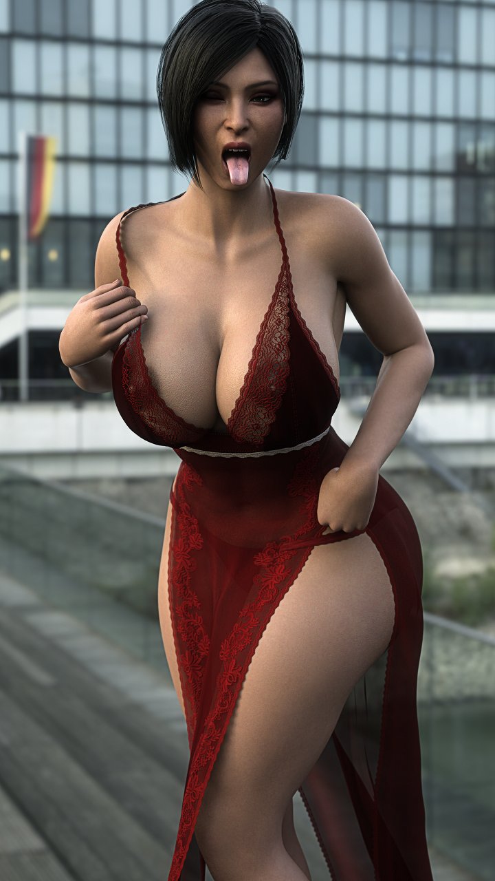 1girls, 3d, ada wong, ada wong (adriana), big breasts, breasts, busty, capcom, cga3d, cleavage, dress, erotichris, female, female focus, hourglass figure, resident evil, resident evil 2, resident evil 2 remake, solo, solo female, standing, tagme, wide hips