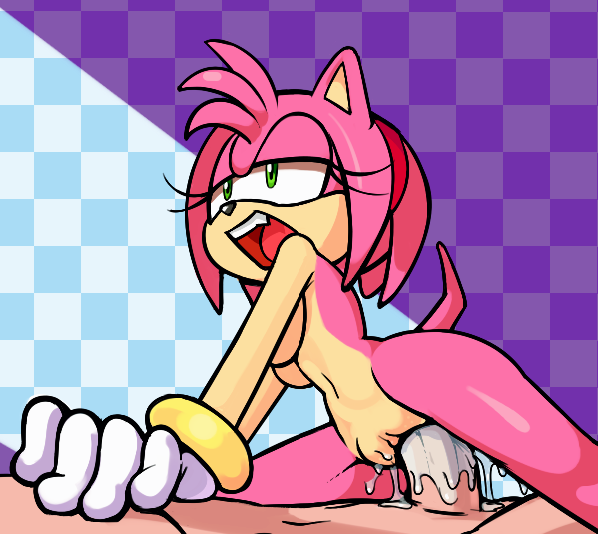 amy_rose cowgirl_position exposed_torso female filthypally footwear handwear human_on_anthro humanoid male pink_fur pink_hair sonic_(series) vaginal