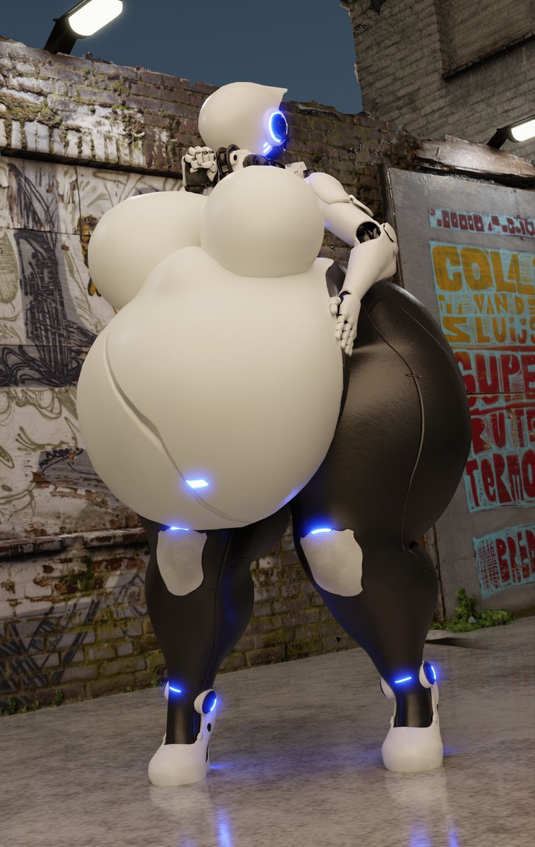1girls, 3d, belly, belly bulge, belly button, big belly, big breasts, breasts, bulge, faceless, faceless female, female, haydee, haydee (game), huge belly, huge breasts, hyper inflation, hyper pregnancy, inflation, large belly, large breasts, no nipples, pregnant, qzk forte, robot, smooth skin, solo female, tagme, vore