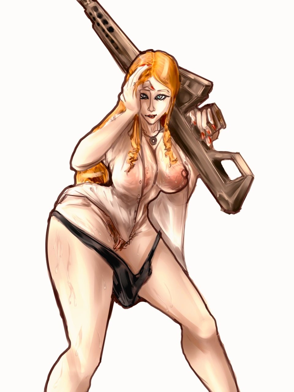 Maki Kiyoka (Danganronpa Another) Rule 34 Image