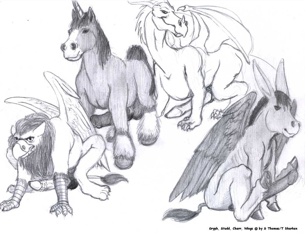 avian dharken donkey dragon equine feral group gryphon horse male penis scalie unicorn wings