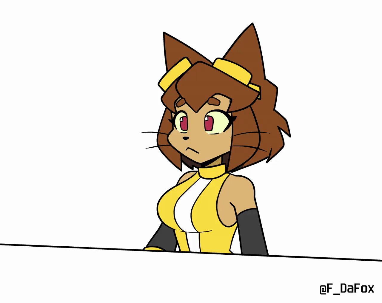 animated, areolae, big breasts, boob drop, boobs, boobs out, breasts, cat ears, cat tail, catgirl, dialogue, f dafox, fair argument but..., feline, female only, flashing, flashing breasts, gameoverse, gif, glitch productions, hammerspace, hidden buxom, hidden curves, kit (gameoverse), kit bodega, large breasts, nipples, sexy body, sexy female, solo, tagme, titty drop