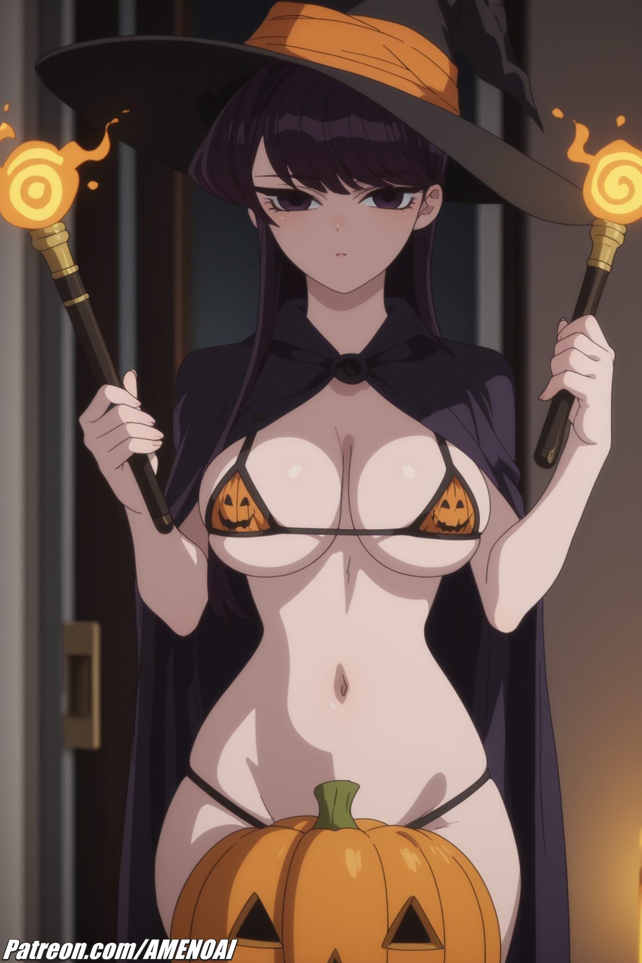 Komi Shouko (Halloween) Rule 34 Image