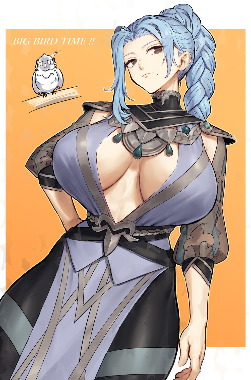 1girls, breasts, eshmel, female, female only, fire emblem, fire emblem: fortune's weave, huge breasts, melon22, ursula (fortunes weave)