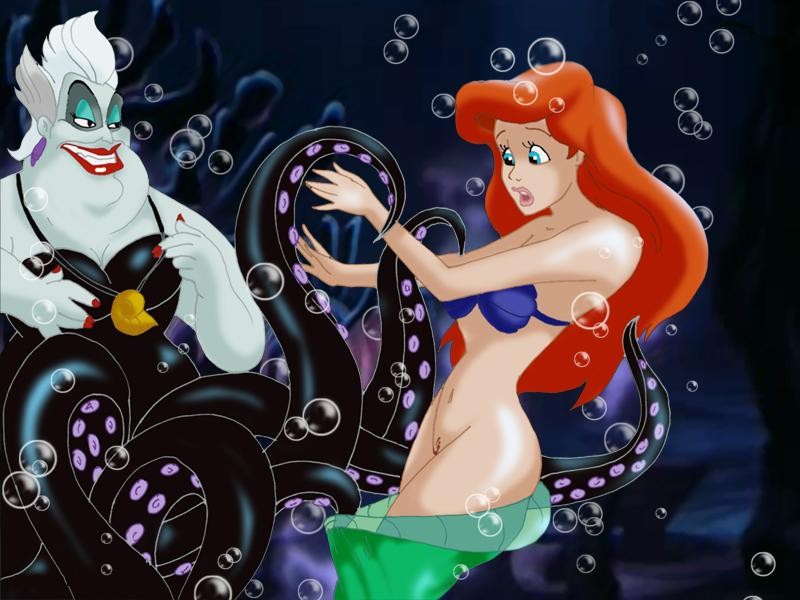 age_difference ariel ariel_(the_little_mermaid) cartoonvalley.com disney disney_princess disney_villains helg imminent_rape pussy red_hair sea_witch tentacle the_little_mermaid the_little_mermaid_(1989_film) underwater ursula ursula_(the_little_mermaid) white_hair witch yuri