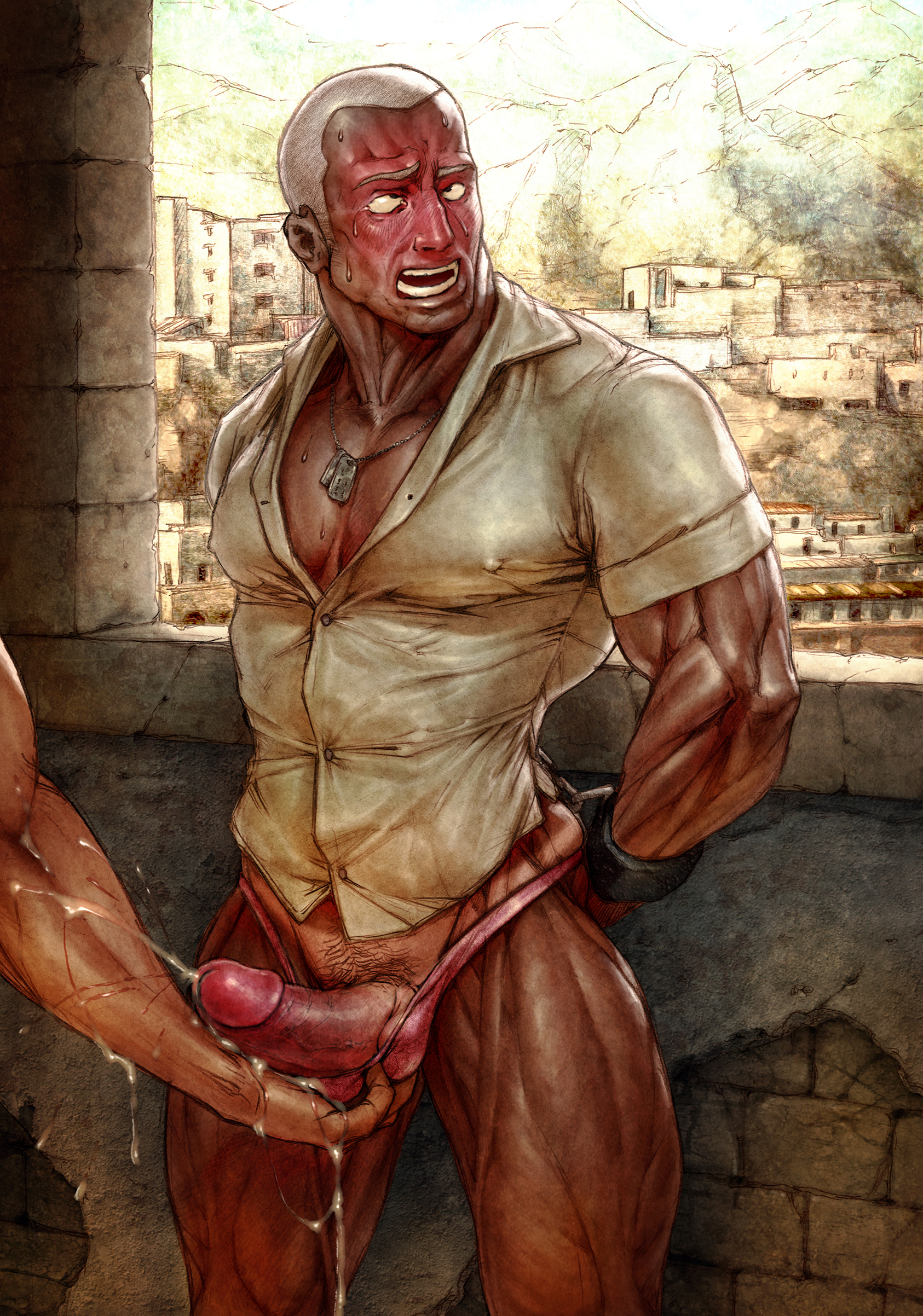 bara, cum, gay, gay male, male, rokudenashi, underwear, yaoi