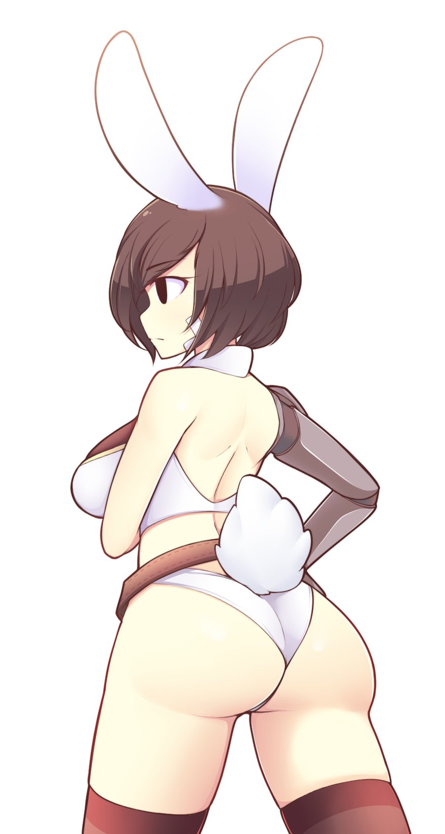 ass behind breasts fizintine panties soft tagme thighs white_background wholesome