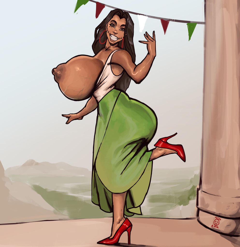 1girls, ass, athletic, athletic female, big breasts, breasts, brown body, brown skin, bubble ass, bubble butt, busty, busy, cleavage, curvy, dark hair, dark skin, dark-skinned female, digital drawing (artwork), eyes, female, fit, fit female, hips, hourglass figure, huge breasts, large breasts, legs, lips, magicmoonsarts, mature, mature female, original, original character, thick, thick legs, thick lips, thick thighs, thighs, toned, toned female, veiny breasts, voluptuous, waist, wide hips