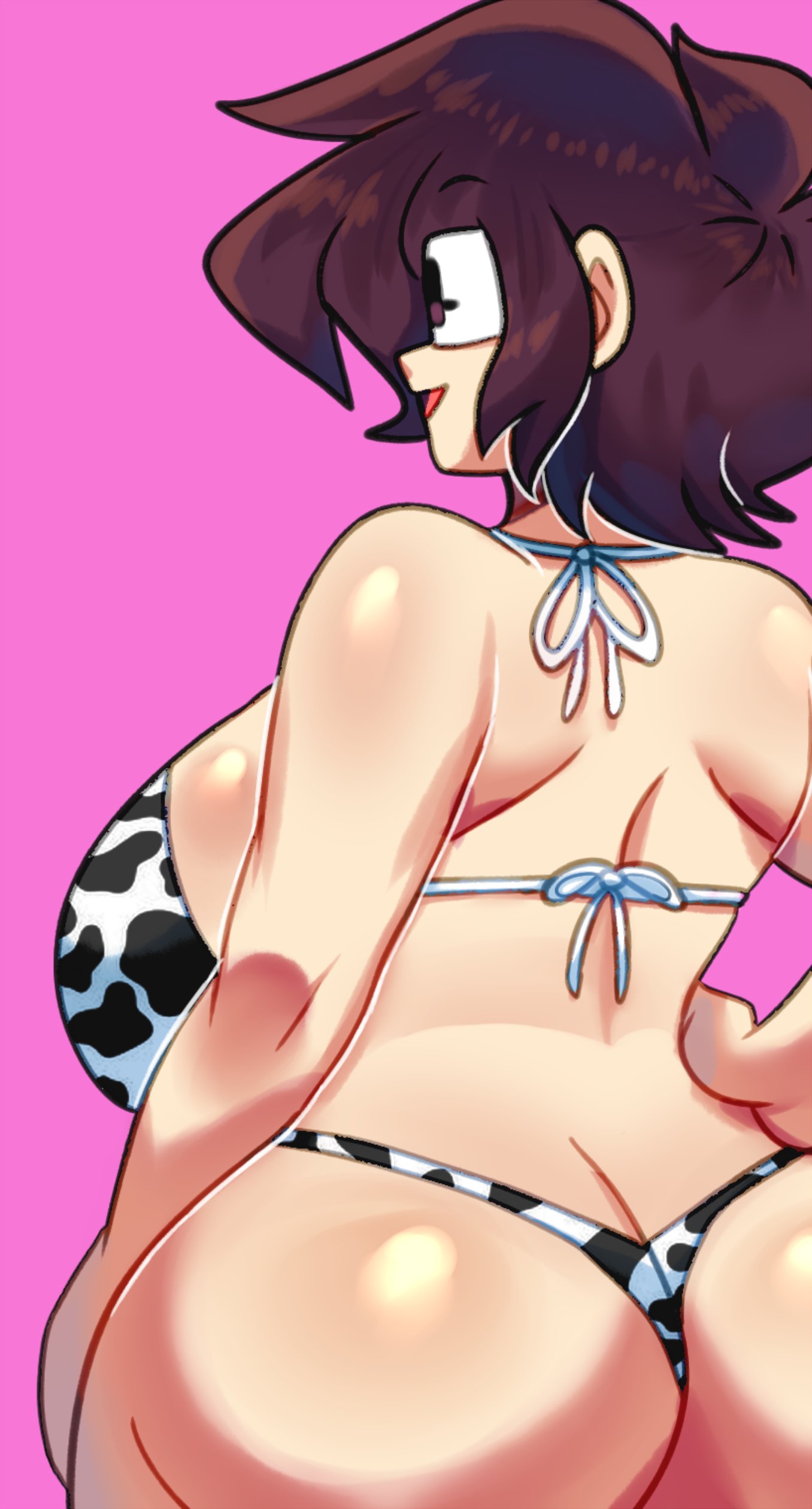 ass, ass cleavage, ass crack, big ass, big breasts, bikini, breasts, butt crack, clothing, female, lueduar, lueduartv, lulú (lueduar)
