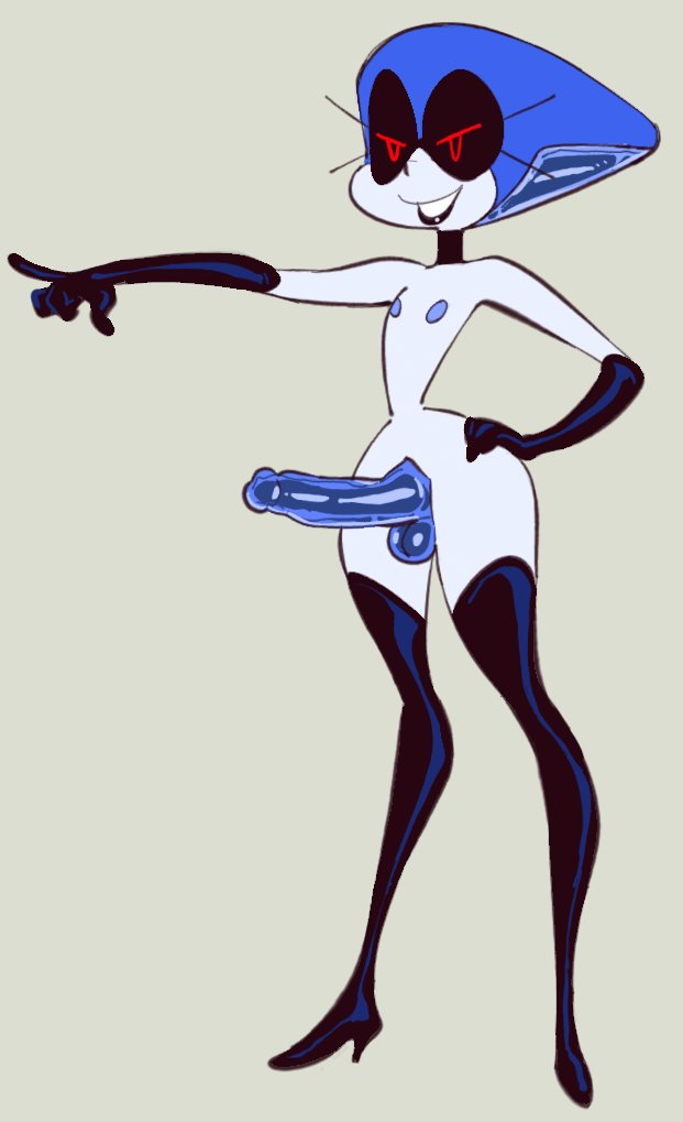big penis, blue penis, deltarune, futa only, futanari, intersex, penis, queen (deltarune), thatonecummy, white body