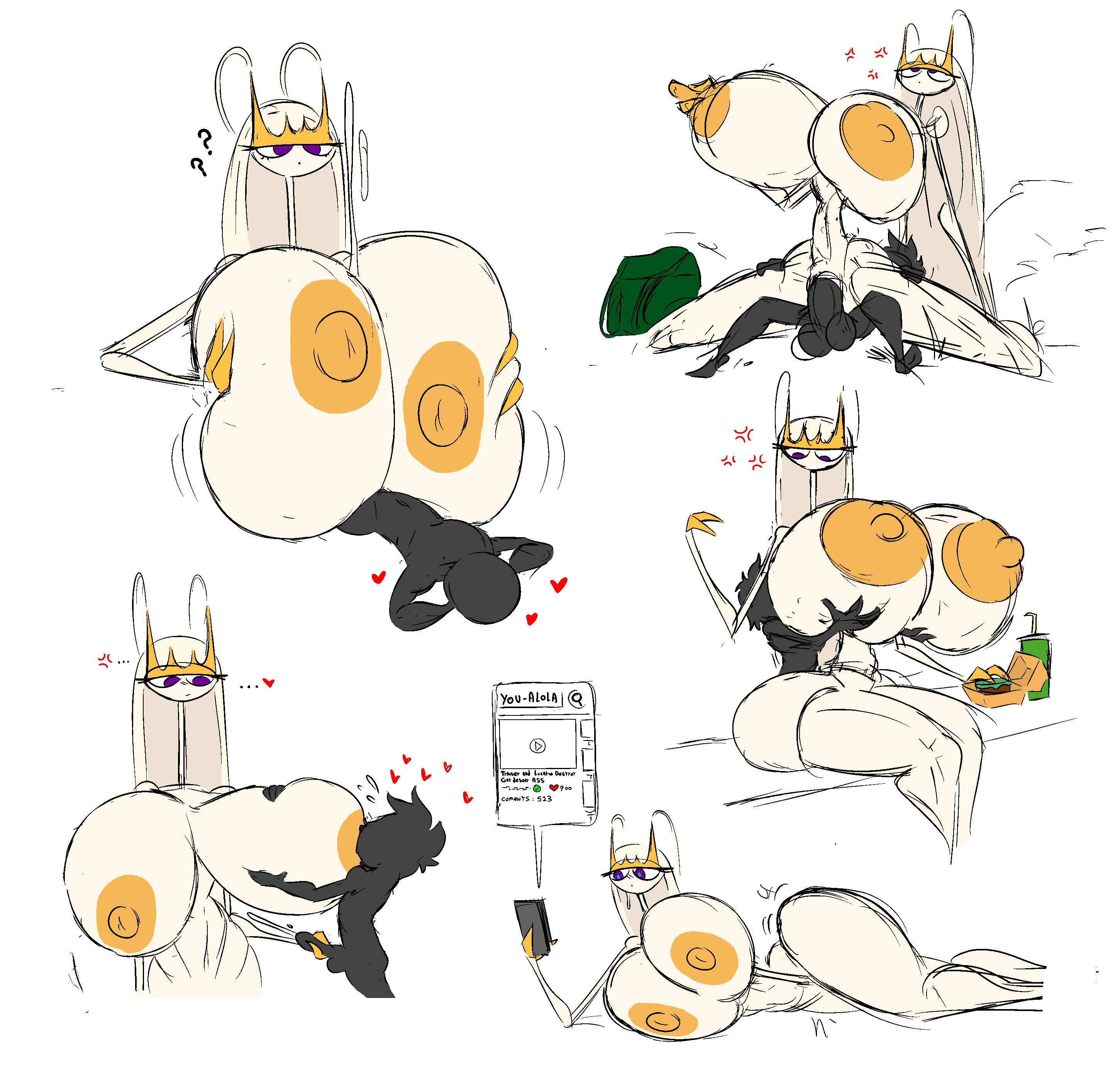 anthro, app, ass, balls, big ass, big balls, big breasts, big penis, breast sucking, breasts, cowgirl position, cum, eggnog (tasteofchoklit), female, female on top, handjob, heart, huge ass, huge breasts, huge penis, hyper, hyper ass, hyper breasts, hyper hourglass, large ass, large balls, large breasts, large penis, male, masturbation, nipple suck, nipple sucking, open mouth, paizuri, penis, pheromosa, pokemon, pokemon (species), pokemon sm, reverse cowgirl position, sex, slim waist, small waist, tasteofchoklit, text, thick thighs, tiny waist, wasp waist
