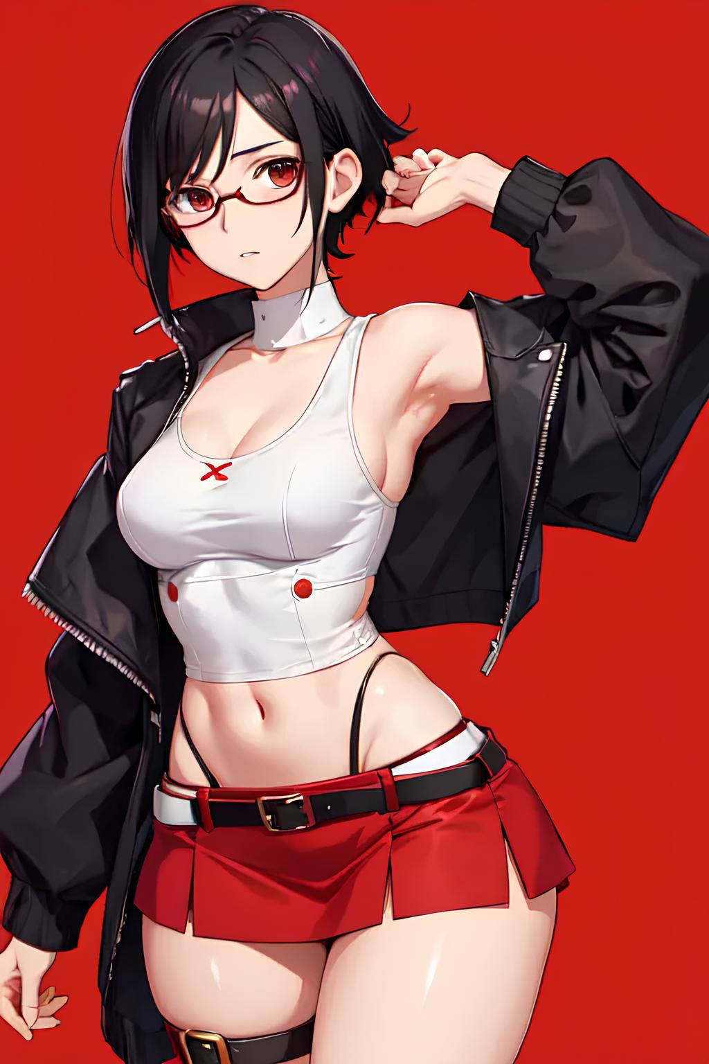 ai generated, boruto: naruto next generations, boruto: two blue vortex, female, naruto, naruto (series), sarada uchiha, tagme