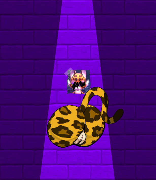 1girls ass ass_focus ass_only clawroline furry kirby_(series) leopard photo photo_(object) pussy stuck stuck_in_wall tail through_wall vagina white_fur