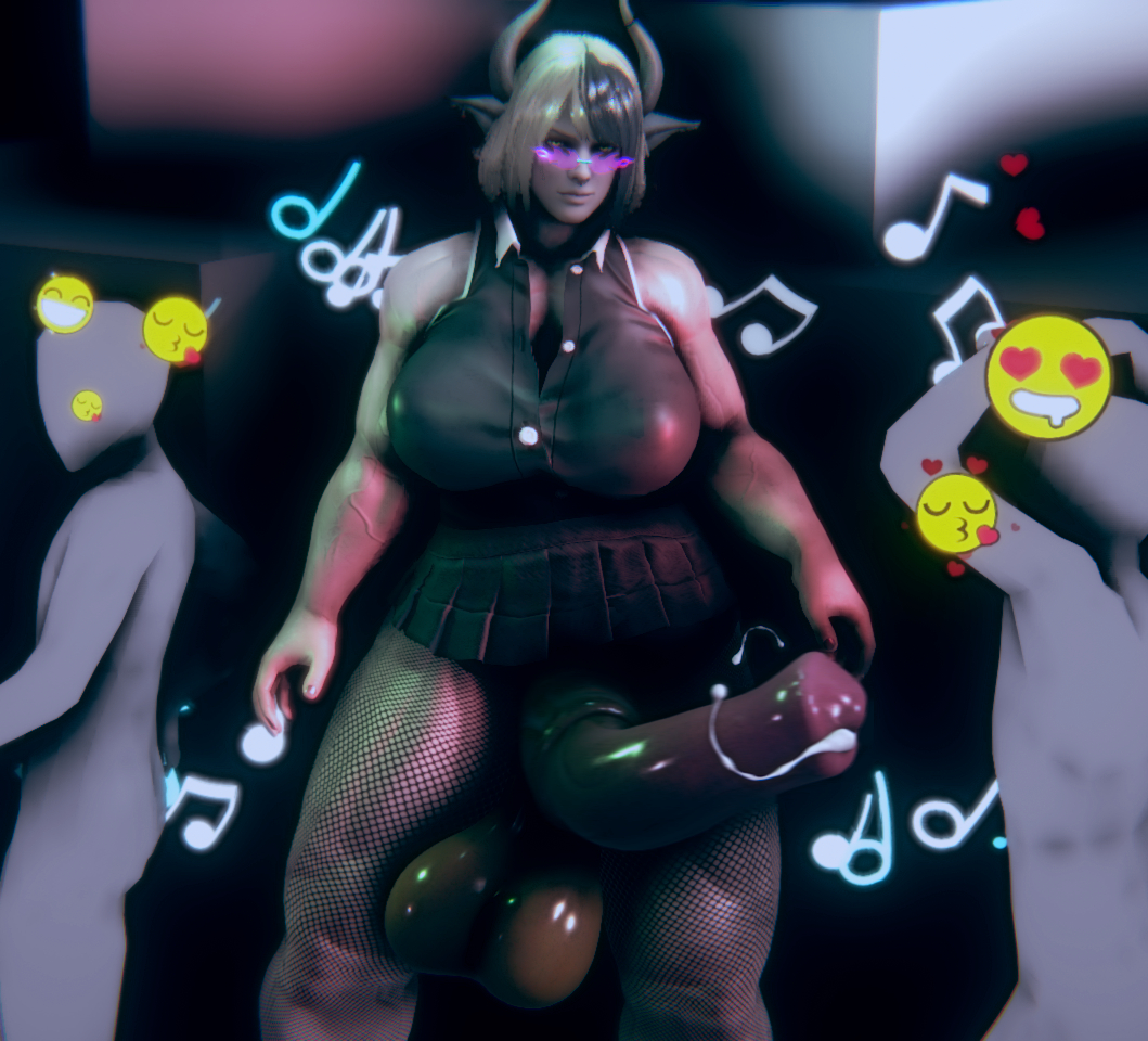 3d dancing futanari hdregrets jen_ocee muscular muscular_futanari