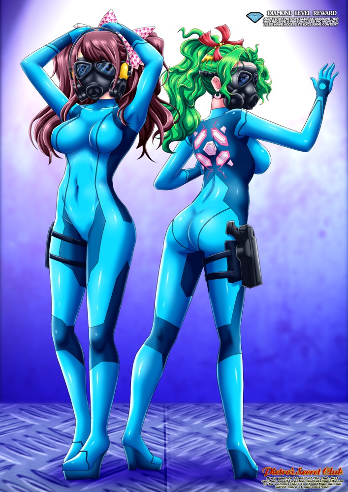 ass bbmbbf big_ass breasts dat_ass diamond_level final_fantasy final_fantasy_vi gas_mask kujikawa_rise metroid persona persona_4 pietros_secret_club terra_branford tina_branford zero_suit zero_suit_samus_(cosplay)