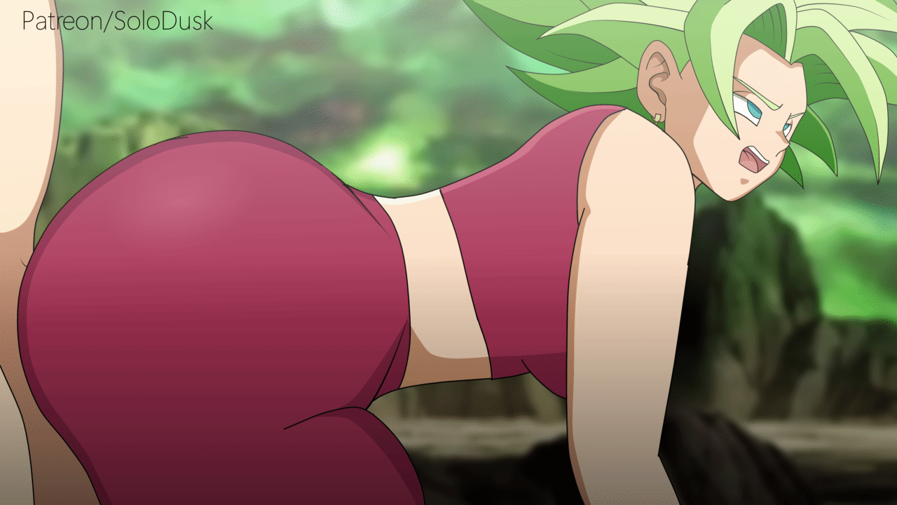 1boy, 1girls, alternate ass size, alternate breast size, animated, ass, big ass, big breasts, big nipples, blue eyes, breasts, bubble ass, bubble butt, clothed, clothed female nude male, clothed sex, clothing, doggy style, dragon ball, dragon ball super, earrings, ecstasy, female, green hair, high resolution, huge ass, huge breasts, huge cock, jiggle, jiggling ass, kefla, large ass, large breasts, legendary super saiyan, leggings, male, nipples, open mouth, patreon, patreon reward, patreon username, penis, sex, side view, solodusk57, son goku, straight, super saiyan, super saiyan 2, thick ass, thick thighs, thighs, universe 6/universe 7