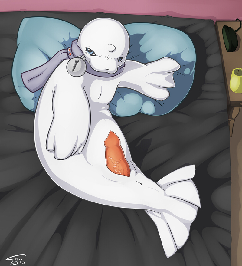 1boy bed dewgong male male_only penis pokemon solo tom_smith water_bed