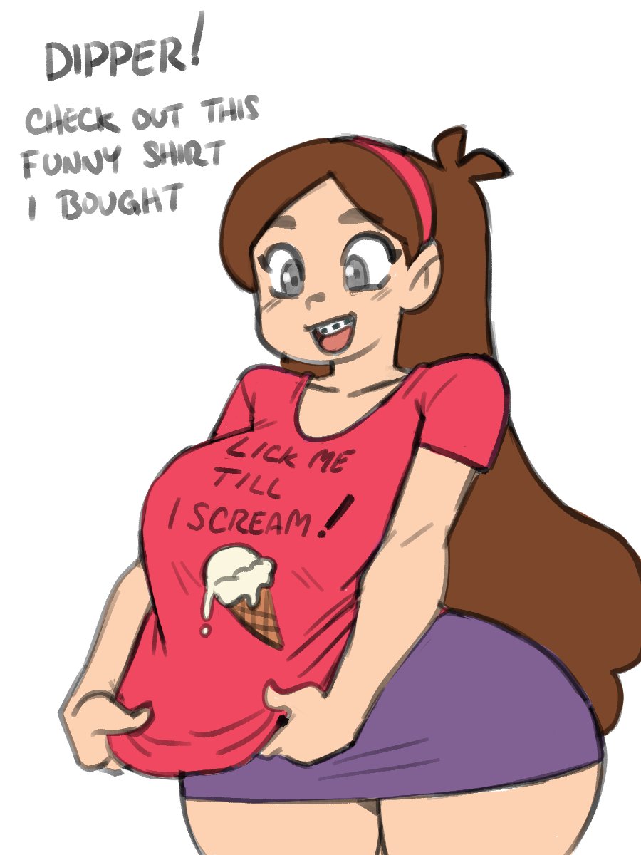 big_breasts breasts curvy_figure darkeros13 disney disney_channel disney_xd female gravity_falls huge_breasts mabel_pines name_drop oblivious rough_sketch smooth_skin solo_female suggestive t-shirt tagme thick thick_thighs