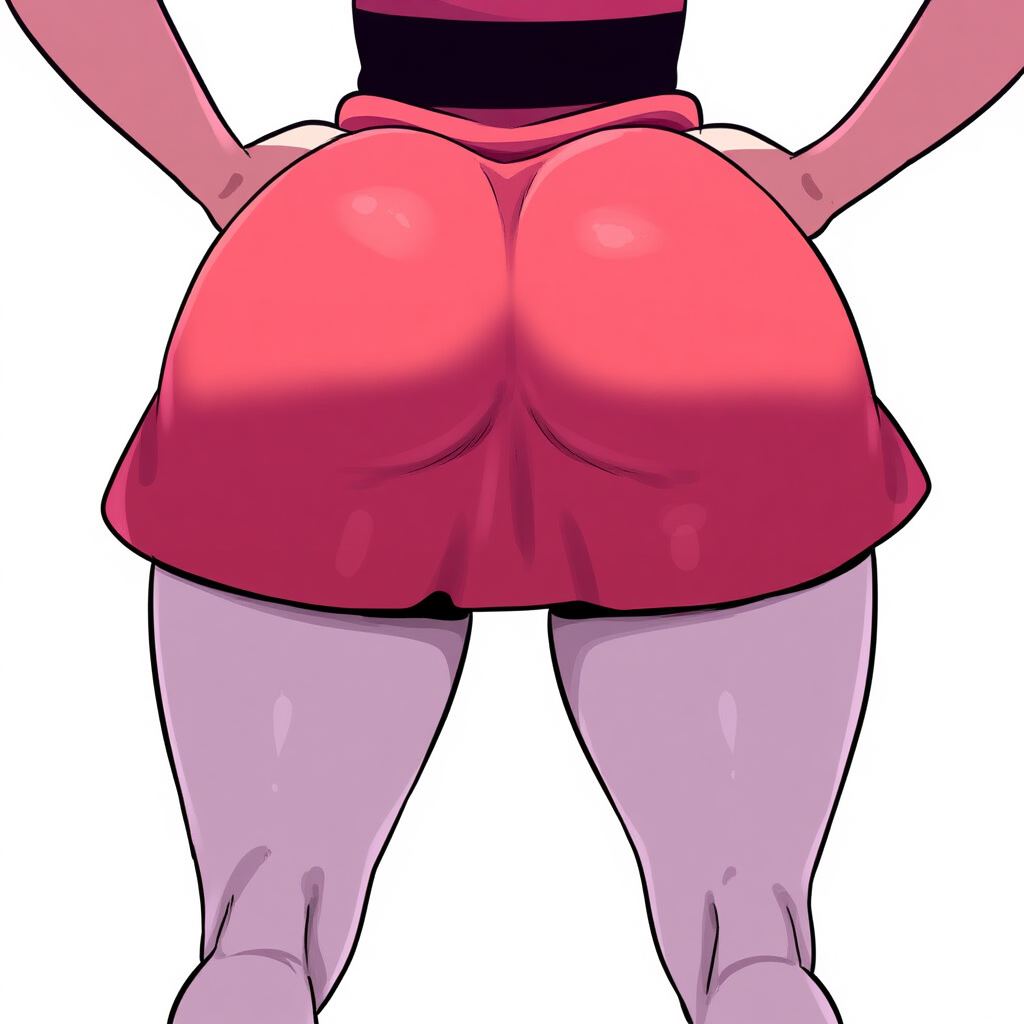 1girls ai_generated ass ass_focus big_ass blossom_(powerpuff_girls) bubble_butt dat_ass female female_only huge_ass mullon novelai powerpuff_girls solo solo_female solo_focus that_ass_was_fat