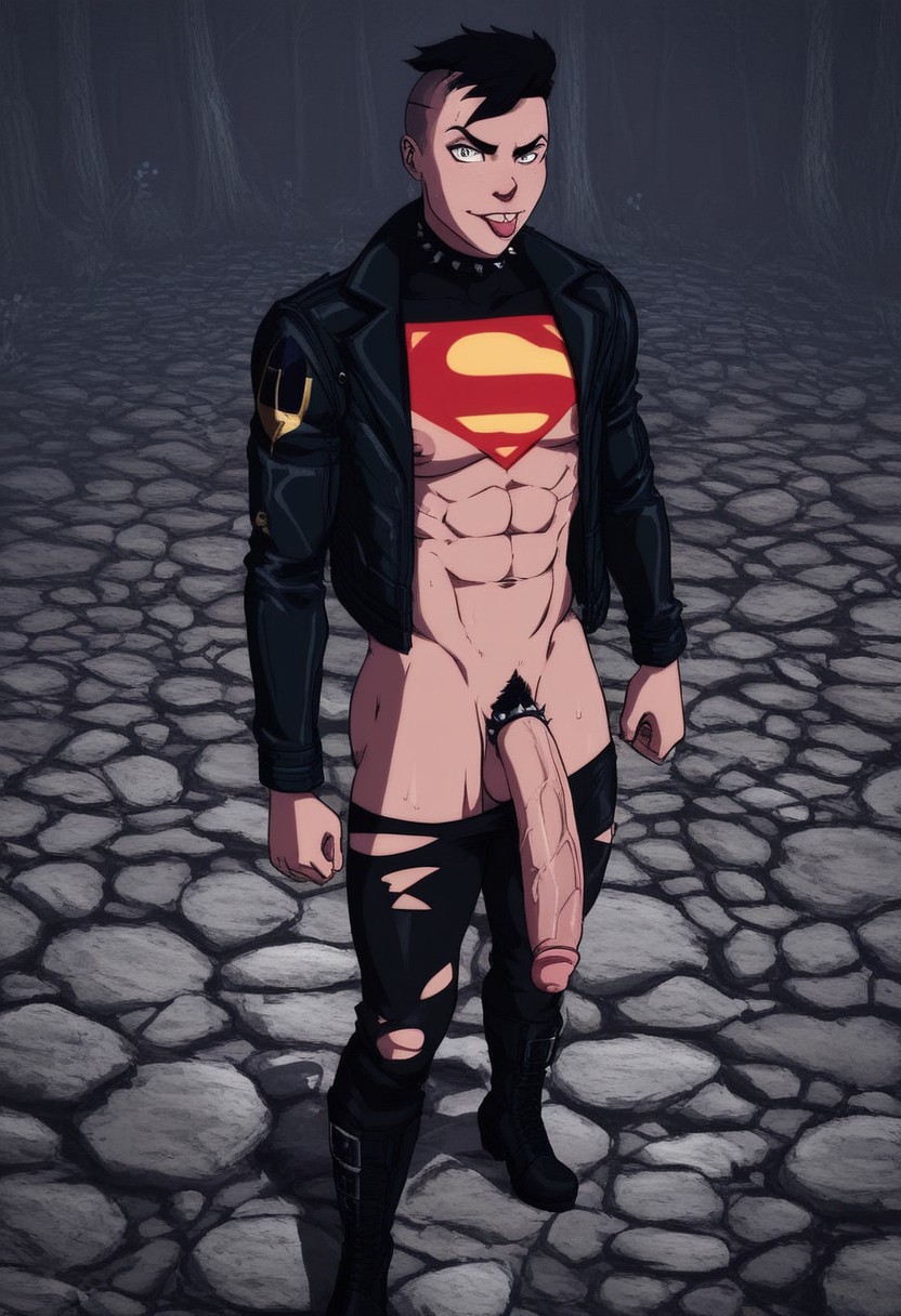 1boy ai_generated dc_comics solo superboy superboy_(conner_kent) superboy_(dcamu) superboy_(young_justice) tagme twink young_justice