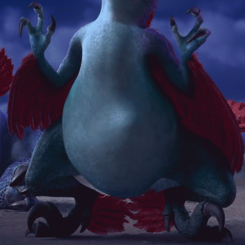 20th century fox, 20th century studios, animated, belly bulge, blue sky studios, dinosaur, disney, gavin (ice age), gif, ice age (film), ice age (series), ice age: collision course, male, male only, screencap, screenshot, tagme, vore